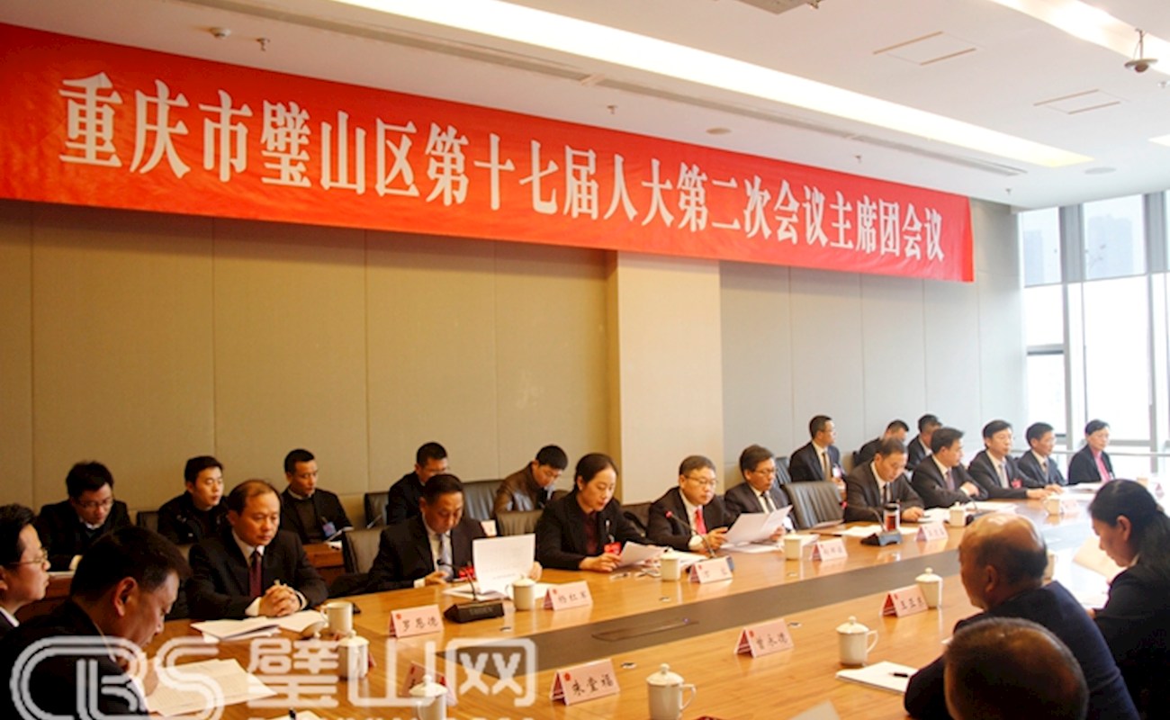 区十七届人大二次会议主席团举行第三次会议