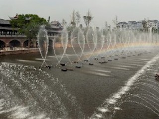 彩虹映润观音塘公园
