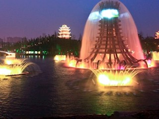 秀湖喷泉