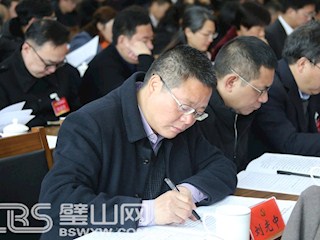 认真听取报告