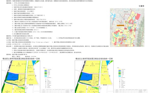 《重庆绿岛新区控制性详细规划修编（2016）》E03-04/02地块修改方案公示